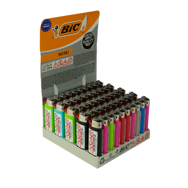 BIC Mini Standard Lighters | 50 pieces