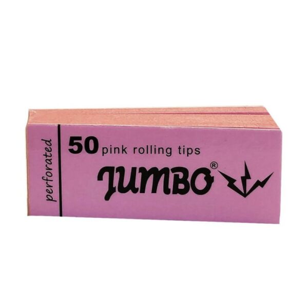 Jumbo Pink filter tips | 100 packs